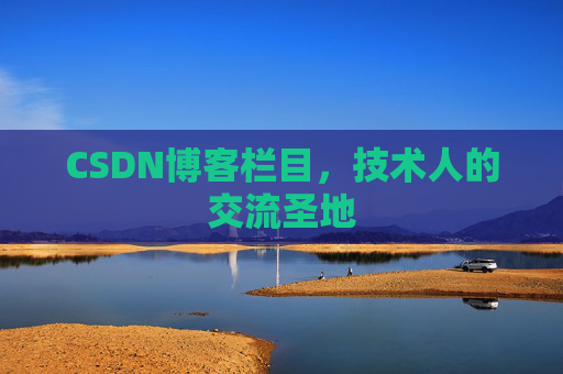 CSDN博客栏目，技术人的交流圣地